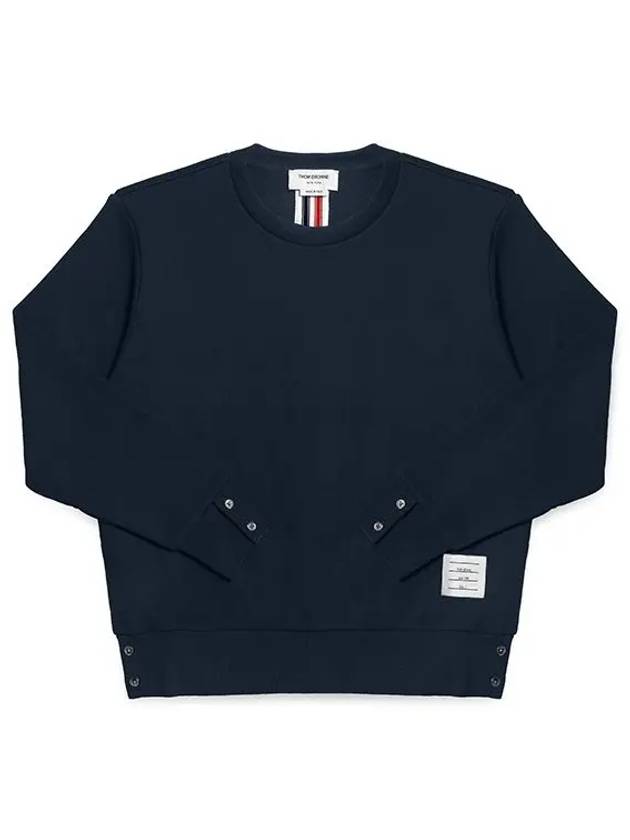 Center Back Stripe Crewneck Sweatshirt Navy - THOM BROWNE - BALAAN 3