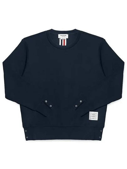 Center Back Stripe Crewneck Sweatshirt Navy - THOM BROWNE - BALAAN 2