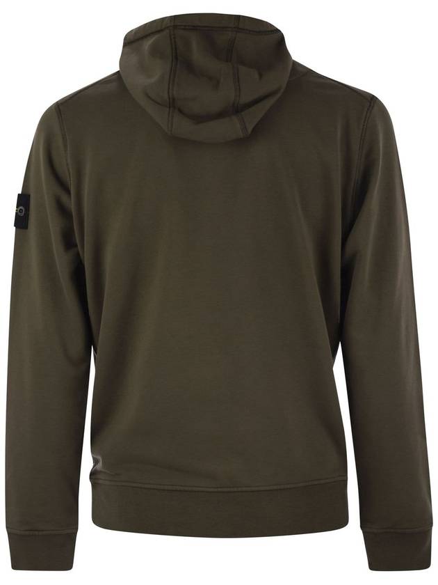 HOODIE SWEATER MILITARY GREEN - STONE ISLAND - BALAAN 2