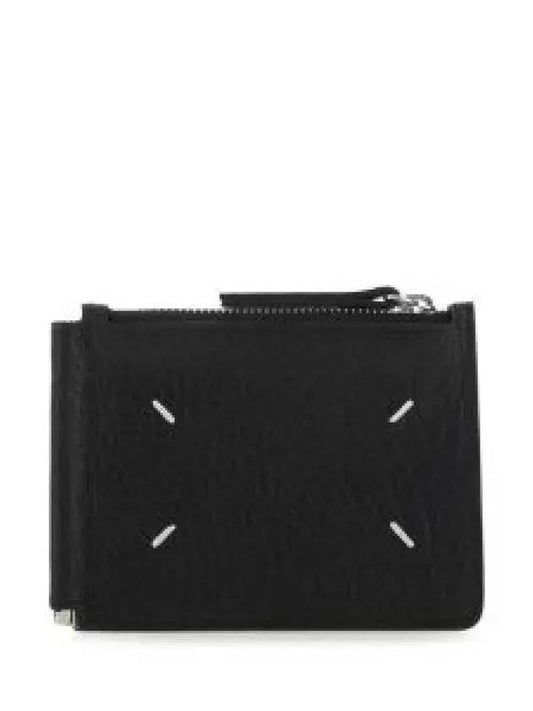 4 Stitch Slim Card Wallet Black - MAISON MARGIELA - BALAAN 2