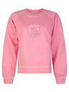 Isoli Cotton Sweatshirt Pink - GANNI - BALAAN 2