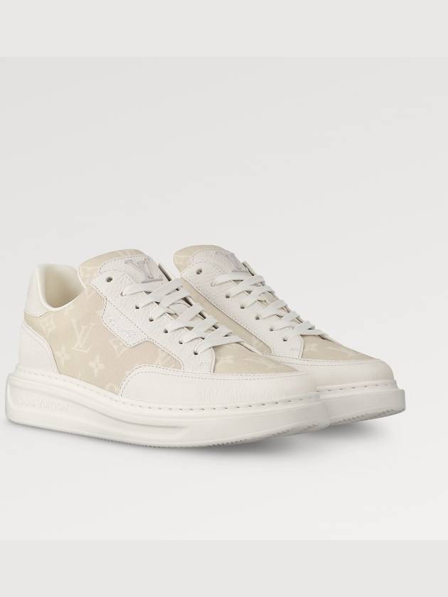 Beverly Hills Low-Top Sneakers Beige - LOUIS VUITTON - BALAAN 3