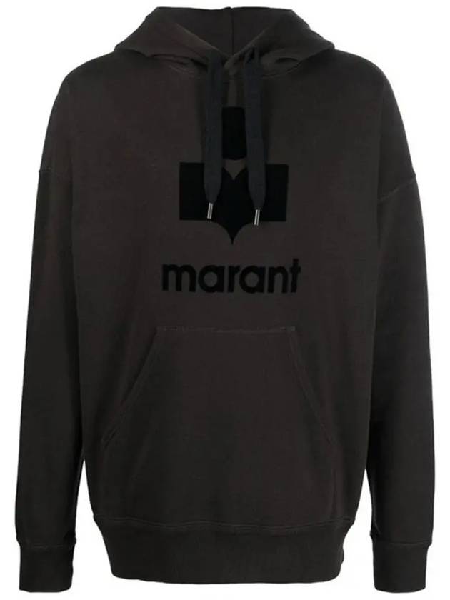 Miley Logo Hoodie Faded Black - ISABEL MARANT - BALAAN 3