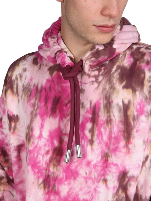 Tie Dye Hoodie Pink - AMI - BALAAN 7