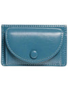 Dot Slim Pocket Mini Coin Transportation Card Wallet Dusty Blue - LE MASQUE - BALAAN 3