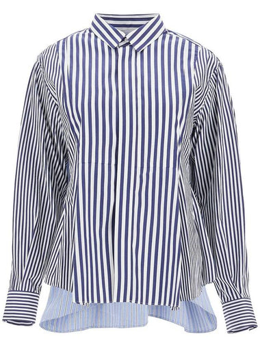 poplin sticked shirt with - SACAI - BALAAN 1