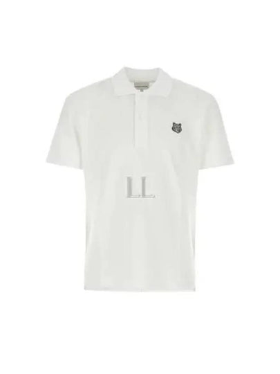 Piquet Polo Shirt White - MAISON KITSUNE - BALAAN 2