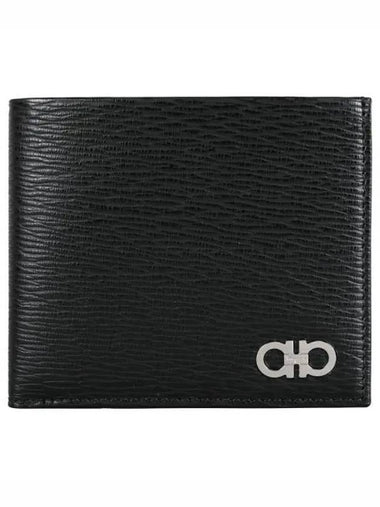 Ferragamo Double Gancini Half Wallet 0685986 270595 1146981 - SALVATORE FERRAGAMO - BALAAN 1