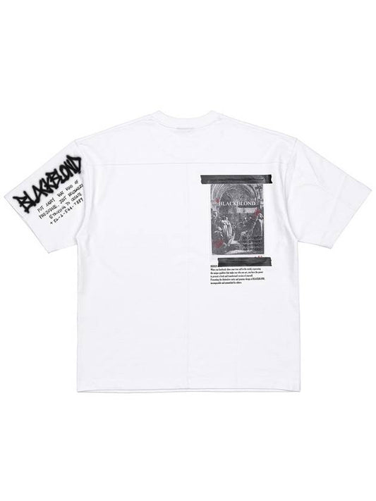 BBD 1982 No Sympathy T Shirt White - BLACKBLOND - BALAAN 2