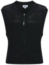 Punching zip-up vest MK3MV315BLK - P_LABEL - BALAAN 10