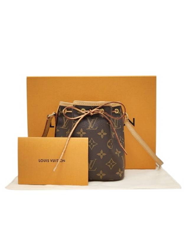 M41346 Monogram Canvas Nano Noe Bucket Cross Bag - LOUIS VUITTON - BALAAN 10