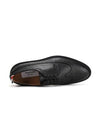 Men's Classic Long Wing Brogue Lace Up Brogue Shoes Black - THOM BROWNE - BALAAN 4