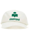 Tyron Logo Ball Cap White - ISABEL MARANT - BALAAN 3