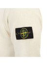 Wappen Patch Button Knit Top Ivory - STONE ISLAND - BALAAN 9