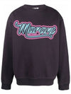 Miko Neon Logo Print Sweatshirt Faded Black - ISABEL MARANT - BALAAN 3