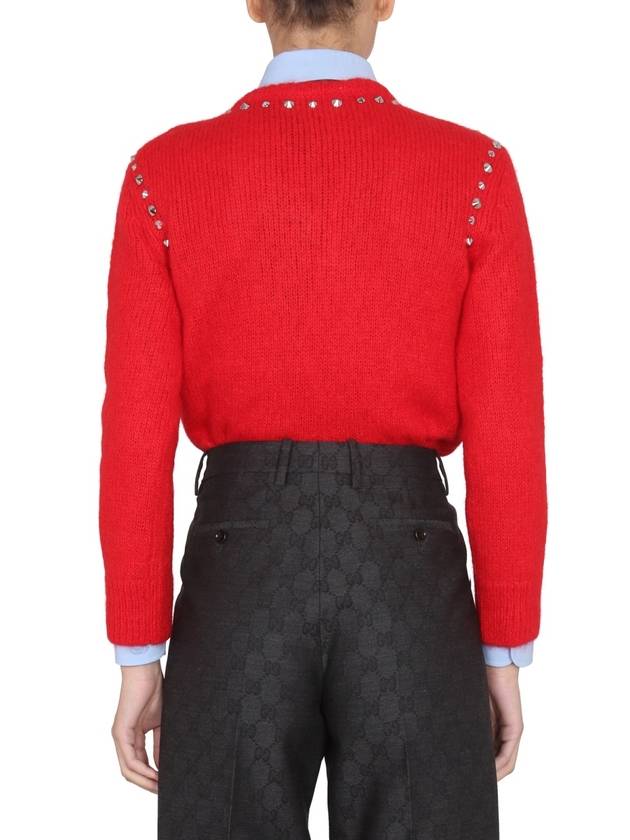 23 ss Stud Trim Sweater 721152 XKCQM 6429 B0110820458 - GUCCI - BALAAN 5