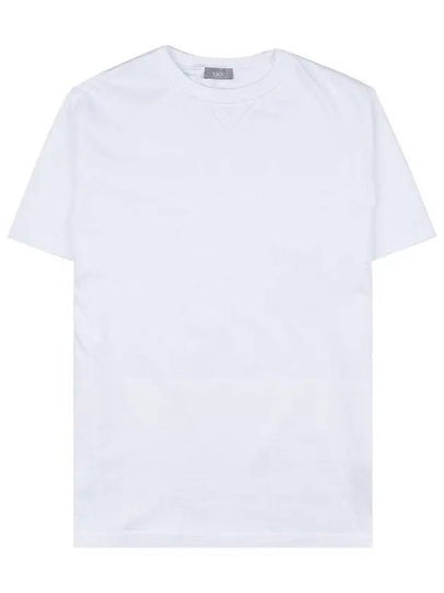 Couture Embroidered Logo Short Sleeve T-Shirt White - DIOR - BALAAN 2