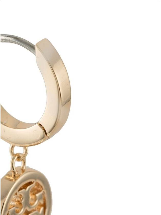 Miller Pave Hoop Earrings Gold - TORY BURCH - BALAAN 5