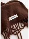 Jacquemus Reshap Caro Muffler Scarf Brown Unisex - JACQUEMUS - BALAAN 7