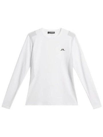 Raya Long Sleeve T-Shirt White - J.LINDEBERG - BALAAN 1