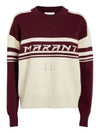 Colby Logo Knit Top Dark Plum - ISABEL MARANT - BALAAN 2