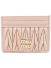 Materasse Nappa Leather Card Wallet Powder Pink - MIU MIU - BALAAN 2