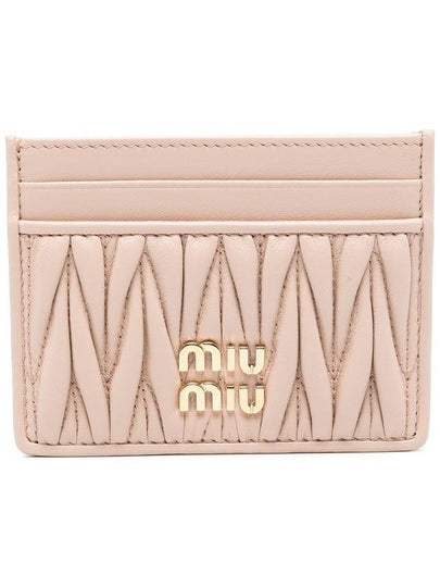 Materasse Nappa Leather Card Wallet Powder Pink - MIU MIU - BALAAN 2