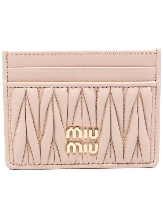 Materasse Nappa Leather Card Wallet Powder Pink - MIU MIU - BALAAN 2