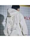 Thin King Bear Embroidery Hooded Zip-up Cream - CPGN STUDIO - BALAAN 2