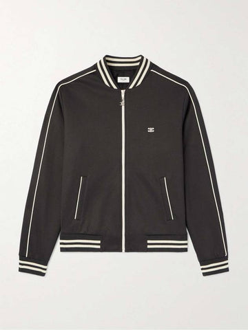 Triomphe Embroidered Track Jacket Dark Grey - CELINE - BALAAN 1