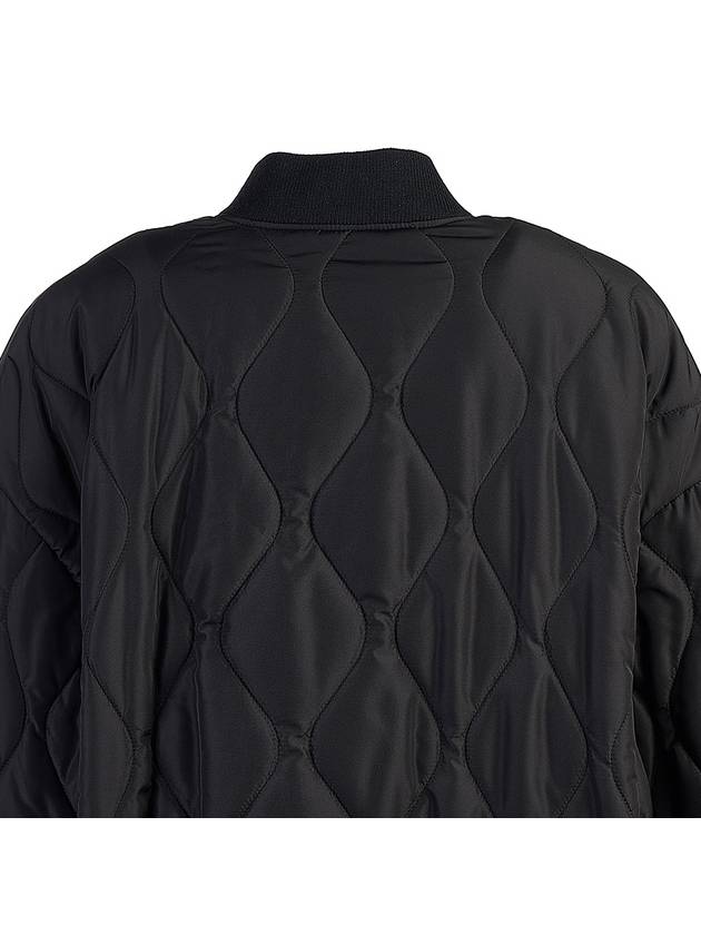 Quilted Bomber Jacket Black - MSGM - BALAAN 6