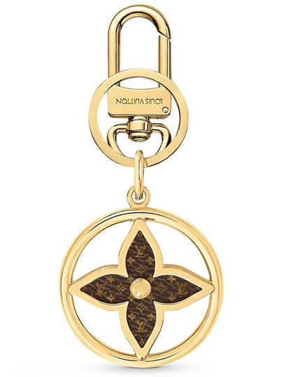 Puzzle Flower Monogram Keyring Gold - LOUIS VUITTON - BALAAN 2