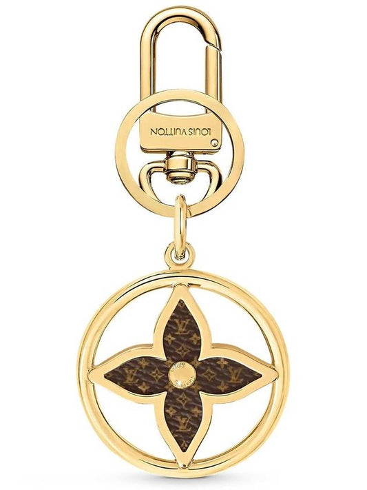 Puzzle Flower Monogram Keyring Gold - LOUIS VUITTON - BALAAN 2