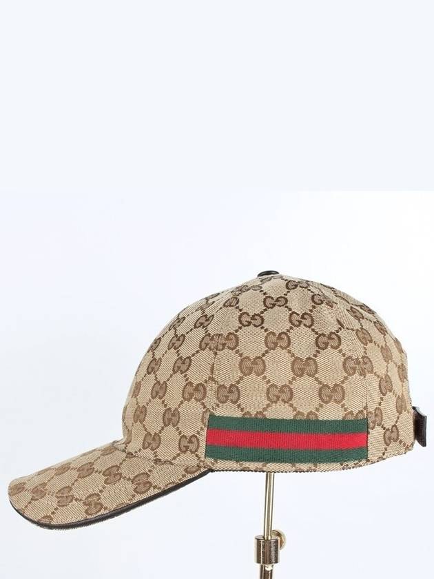 GG Canvas Ball Cap M - GUCCI - BALAAN 6