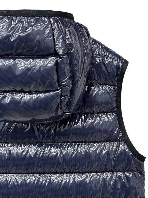 Lafe Down Vest Padded Navy - MONCLER - BALAAN 8