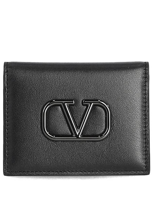 V logo 5Y2P0T39 VTQ 0NO card wallet business - VALENTINO - BALAAN 2