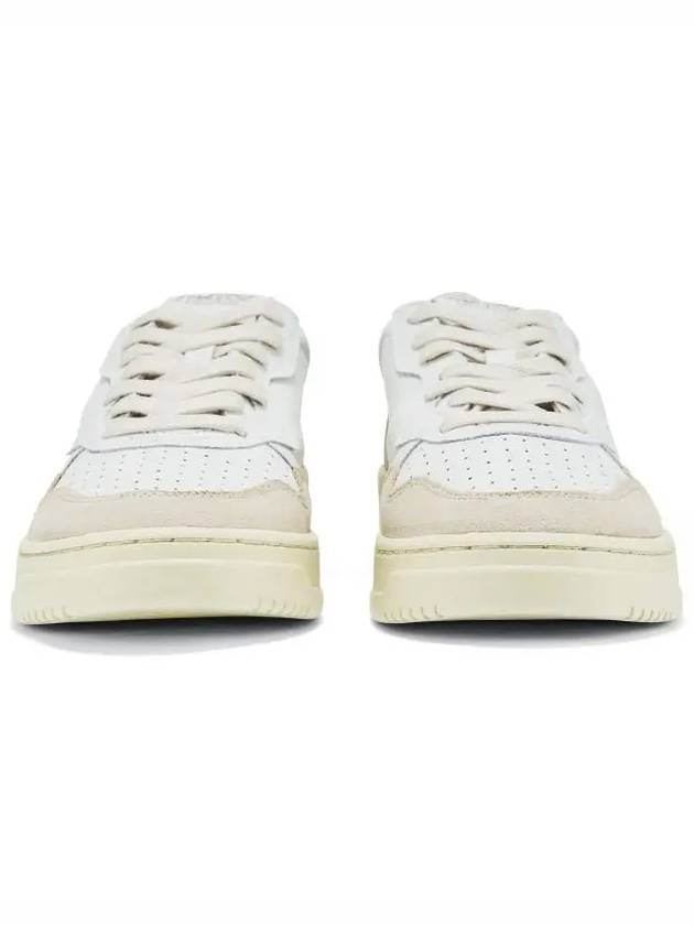 Medalist Suede Low Top Sneakers White - AUTRY - BALAAN 4