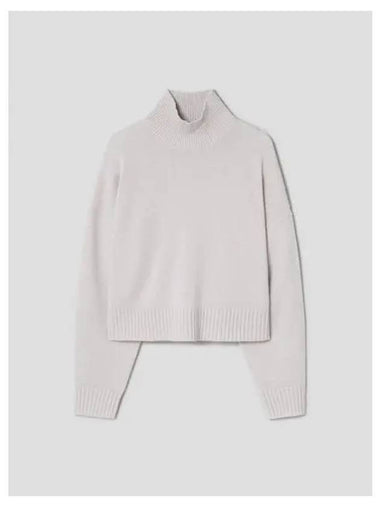 Women s Cashmere Crop Turtleneck Pullover Natural Melange Domestic Product GM0024082835719 - THEORY - BALAAN 1