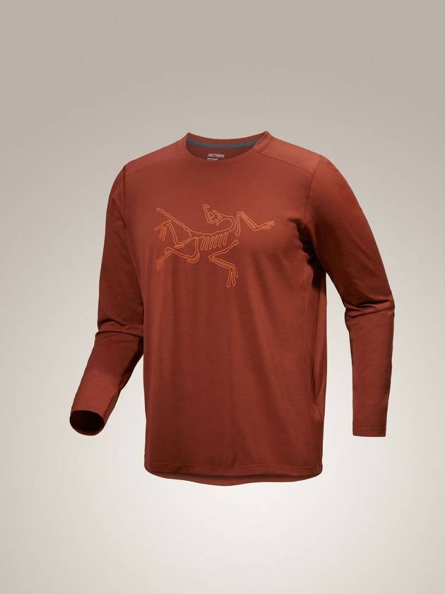 Cormac Logo Long Sleeve T-Shirt Sequoia Heather - ARC'TERYX - BALAAN 2