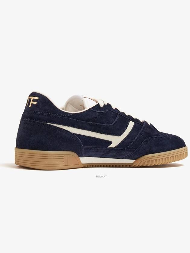 Suede Jackson LowTop Sneakers Navy - TOM FORD - BALAAN 5