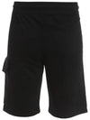 Men's Lens Patch Cargo Shorts Black - CP COMPANY - BALAAN 4