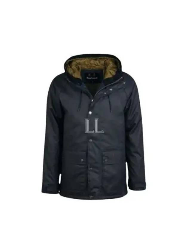 Rockfield Wax Jacket Navy - BARBOUR - BALAAN 2