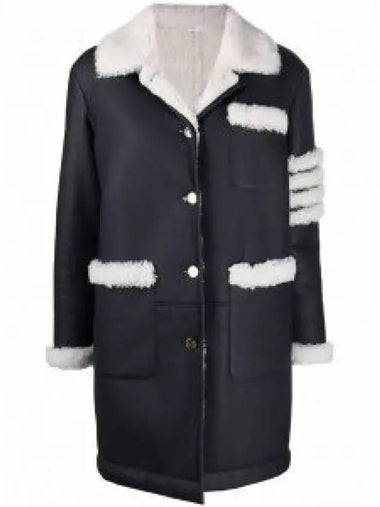 Color overcoat 415 FOC747A 08015 1259518 - THOM BROWNE - BALAAN 1