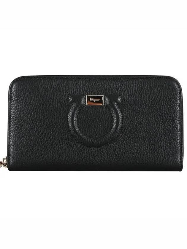 Ferragamo Gancini zipper long wallet 0736969 271891 1146994 - SALVATORE FERRAGAMO - BALAAN 1