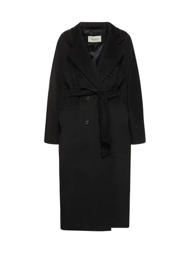 23FW MADAME cashmere belt coat black 2310180139 003 - MAX MARA - BALAAN 1