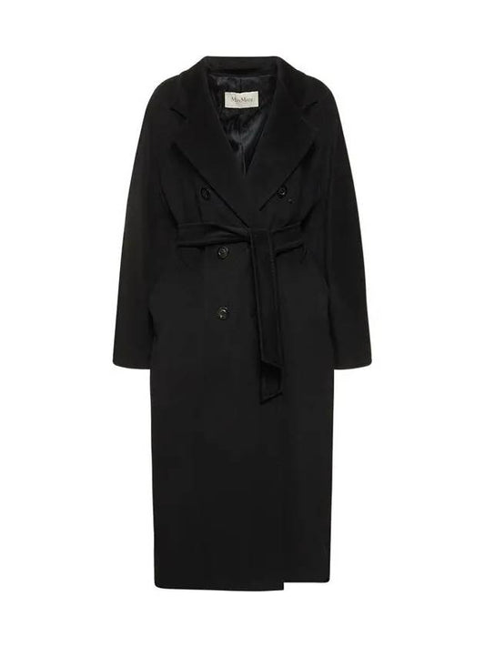 23FW MADAME cashmere belt coat black 2310180139 003 - MAX MARA - BALAAN 2