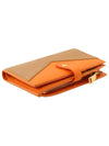 Bicolor Nappa Leather Medium Wallet Orange - BOTTEGA VENETA - BALAAN 4