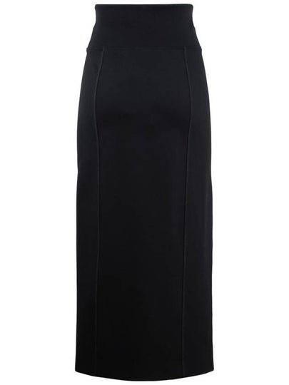 Erika Cavallini Black Midi Skirt In Milano Stitch - ERIKA CAVALLINI - BALAAN 2