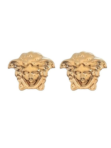 Medusa Head Stud Earrings Gold - VERSACE - BALAAN 1