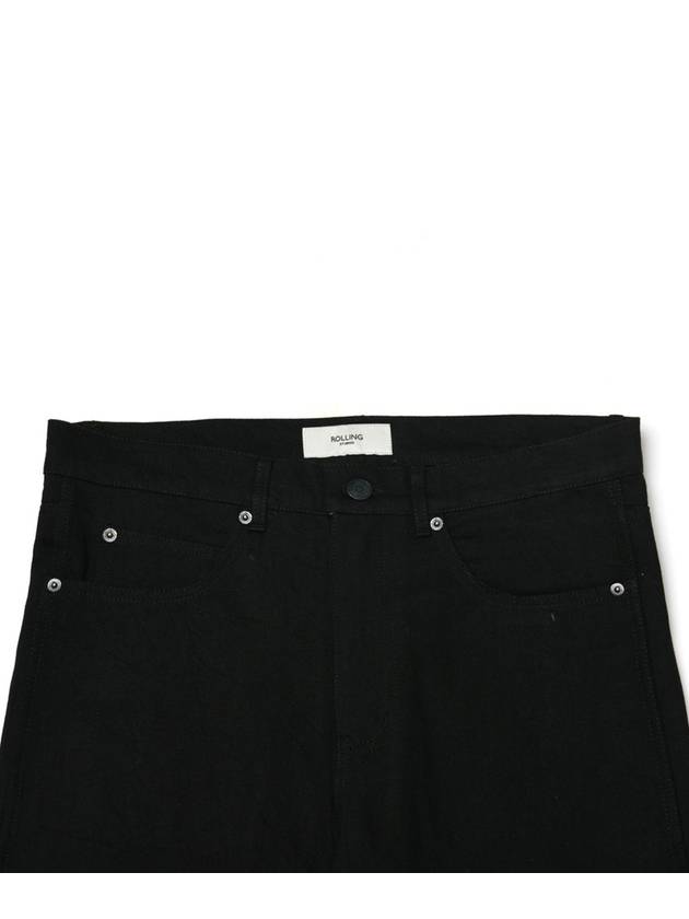 CUT OFF DENIM SHORTS BLACK - ROLLING STUDIOS - BALAAN 3